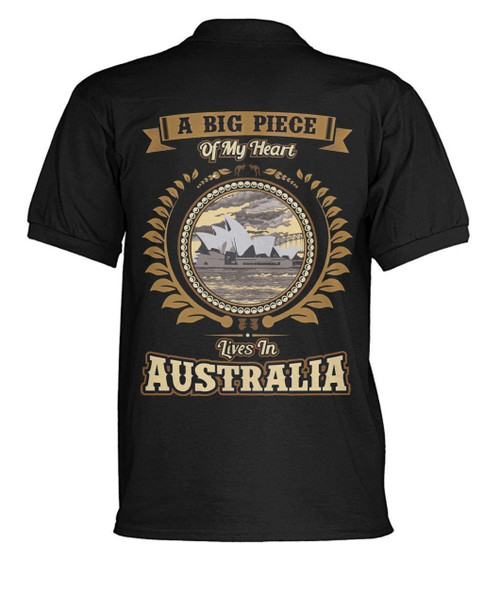 Australia in My Heart Polo T-Shirt - BN04