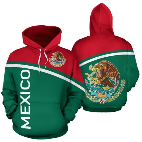 Mexico All Over Hoodie - Curve Version