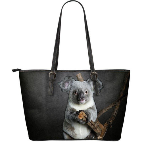 Koala Large Leather Tote Bag