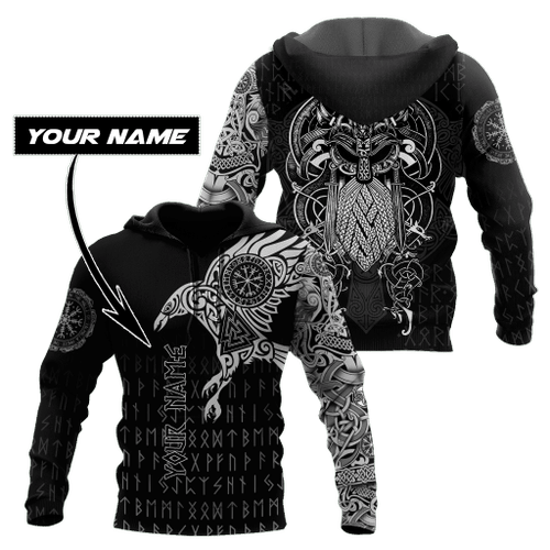 Premium Raven Of Odin Tattoo 3D All Over Printed Shirts