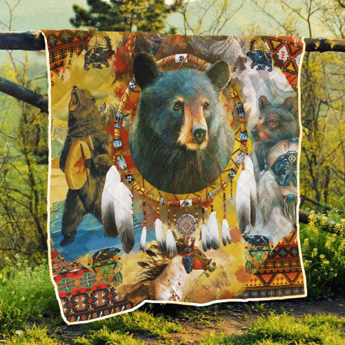 Bear Native American Quilt