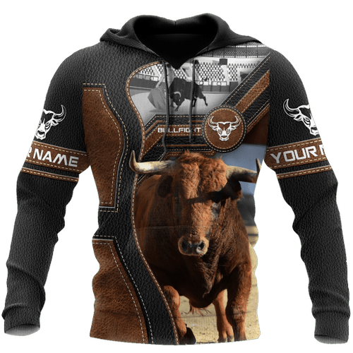 Bullfight Persionalized Your Name 3D All Over Printed Shirts JJ24052101 KT