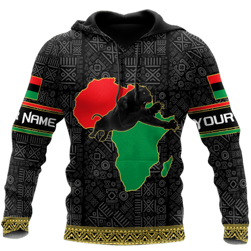 African American Persionalized Your Name 3D All Over Printed Shirts JJ26052103 KT