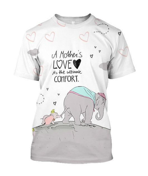 3D All Over Print Love Mother Elephant Hoodie