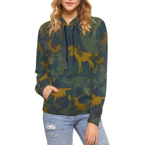 MOOSE CAMO PATTERN ALL OVER PRINT HOODIE - BN04