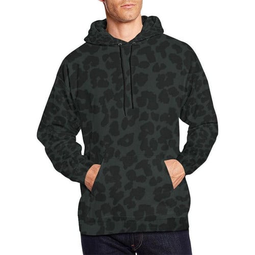 LEOPARD PATTERN ALL OVER PRINT HOODIE - BN04