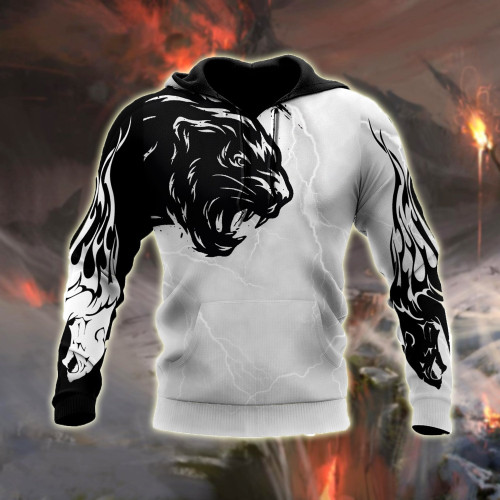 Awesome Panther Tattoo Hoodie 3D All Over Printed Shirts For Men DA200820201-LAM