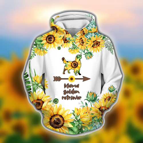 Golden Retriever Mama - Mother's Day Gift 3D Unisex Shirt