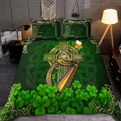 Premium All Over Printed Irish Lucky Bedding Set MEI