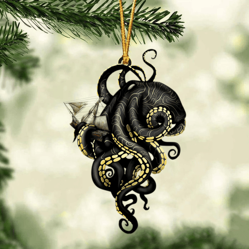 Octopus Ornament Scuba Diver