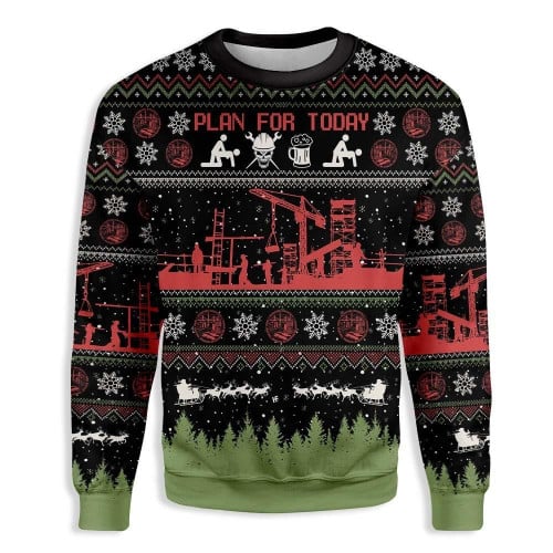 Christian Ironworker Ugly Christmas Sweater For Men & Women Adult