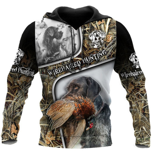 Labrador Hunting 3D Over Printed Unisex Deluxe Hoodie ML
