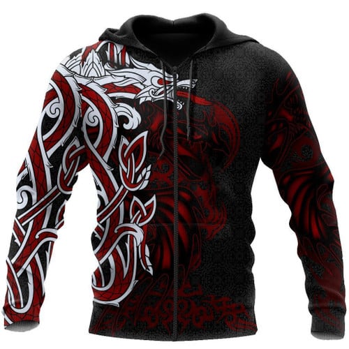 Nidhogg Tattoo 3D Over Printed Hoodie Tshirt for Men and Women-ML