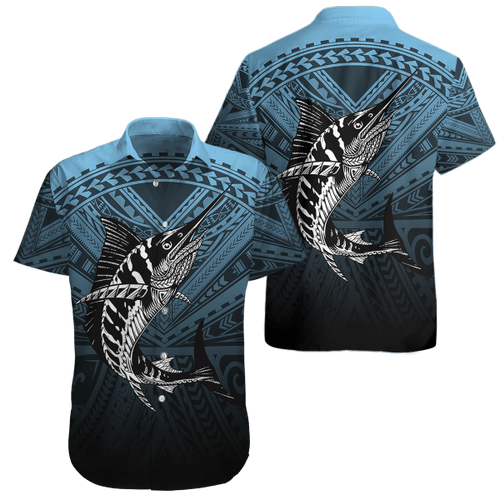 Amazing Polynesian Mahi Mahi Go Fishing Hawaii Shirt Combo With Short