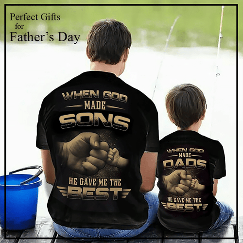 Combo Best Friends Son and Dad Premium T-shirts