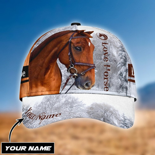 Personalized Name Horse Classic Cap