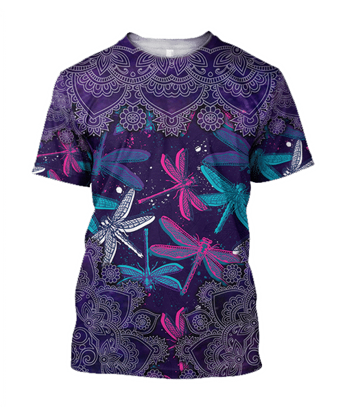 Beautiful Dragonfly 3D All Over Printed Shirts JJ300305