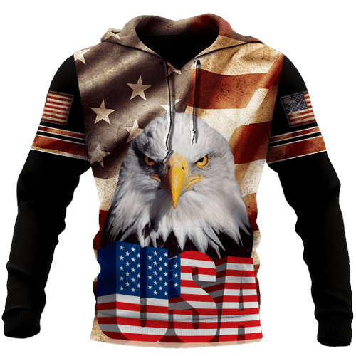 Eagle USA Flag 3D All Over Printed Shirts For Men & Women