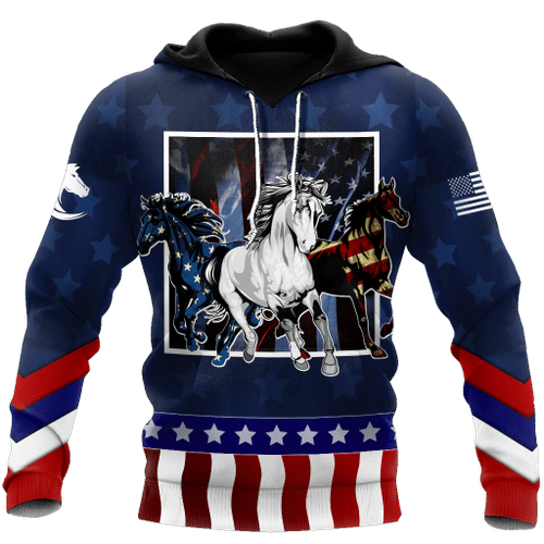 Horses Flag 3D All Over Printed Shirts Pi16062001