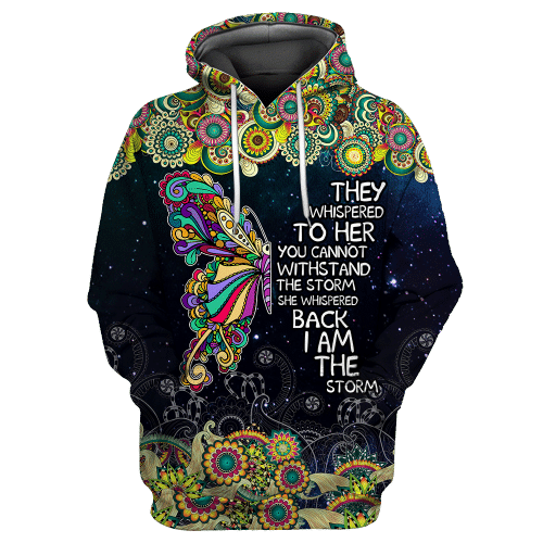 I Am The Storm-Butterfly Combo 3D All Over Print Shirts DQB08032007S
