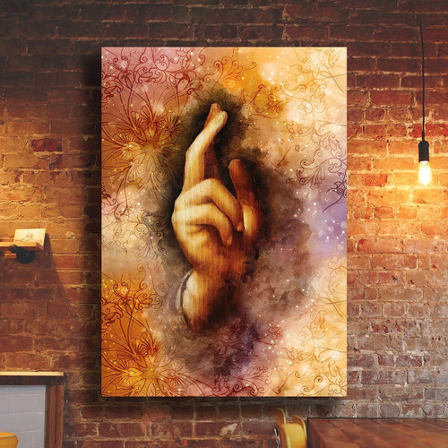 Hand Of Jesus 3D All Over Printed Poster Vertical