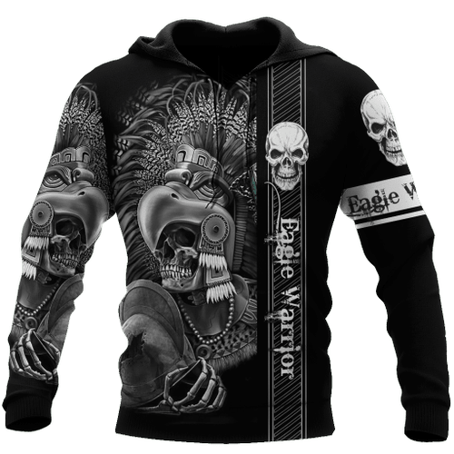 Eagle Warrior Aztec Mexican 3D All Over Printed Hoodie
