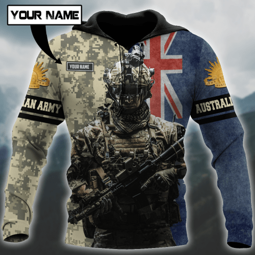 Personalized Name - The Australian Army 3D All Over Printed Shirts DQB17032103