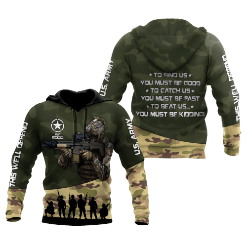 US Army US Army Veteran 3D All Over Printed Shirts For Men and Women