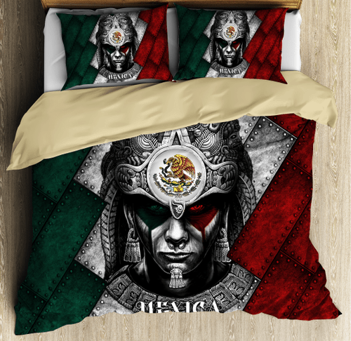 Aztec Warrior Mexican Bedding Set