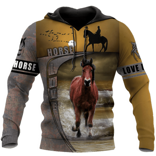 Love Horse 3D All Over Printed Shirts VP09112002XT