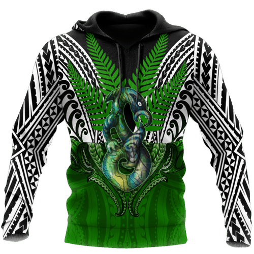 Premium Manaia Silver Fern 3D All Over Printed Unisex Shirts