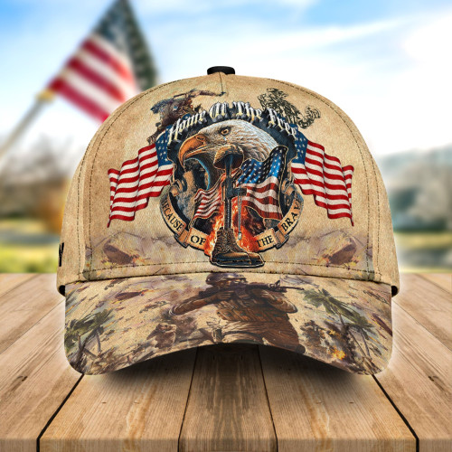 Eagle US Army Veteran Home of The Free Because of The Brave Classic Cap