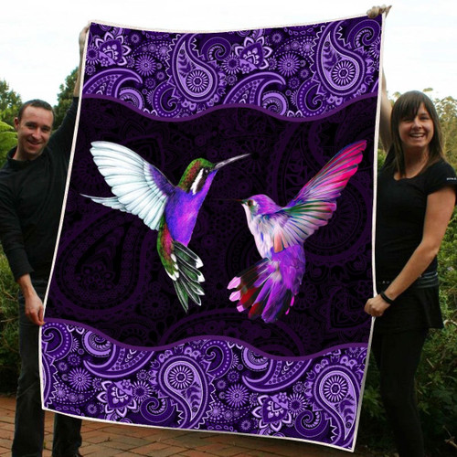 Hummingbird  3D All Over Printed  Blanket