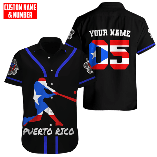 Customize Name And Number Puerto Rico Hawaii Shirt For Men And Women