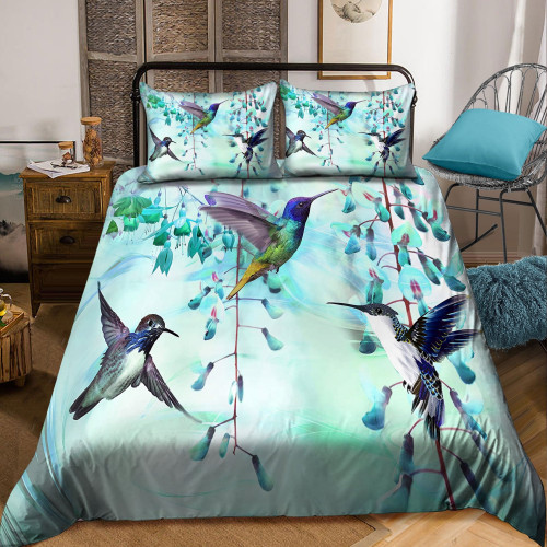 Hummingbird Art Bedding Set