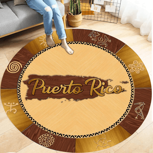 Puerto Rico Circle Rug