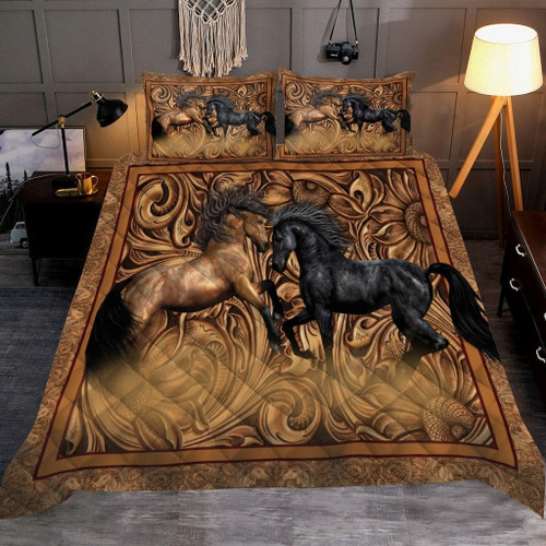 Horse Lover Quilt Bedding Set HHT28122003
