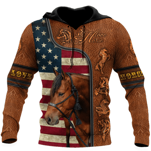 Love Horse 3D All Over Printed Unisex Shirts PD19112002