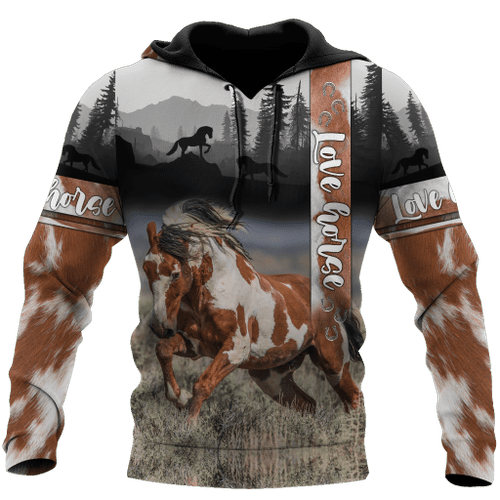 Beautiful American Paint Horse 3D All Over Printed Shirts For Men And Women DA19112005