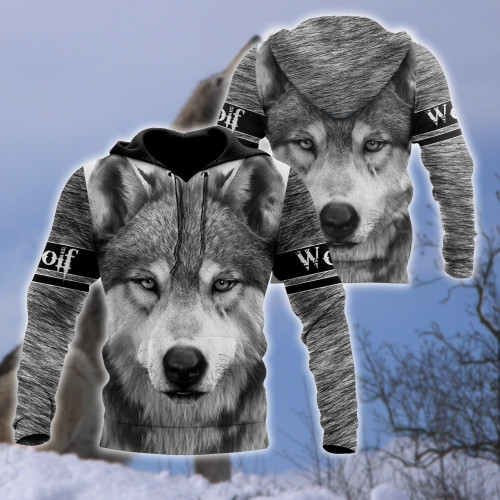 Wolf 3D All Over Printed Hoodie For Men and Women DQB09102001