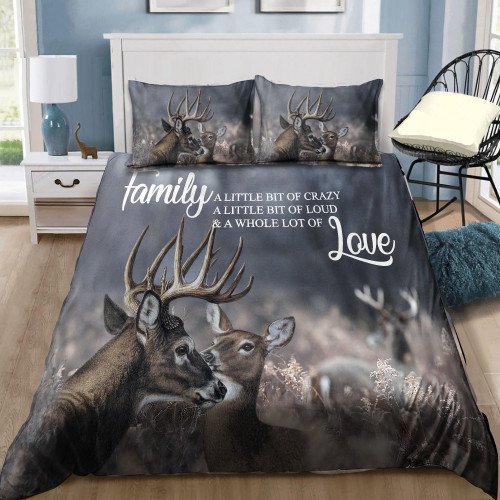 Deer Lovers: Romantic Bedding Set DA200820202