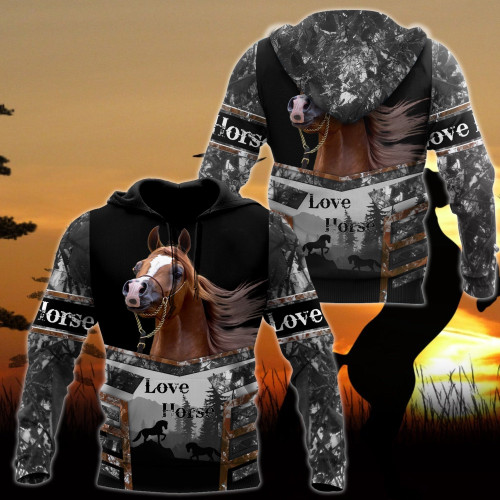 Beautiful Horse 3D All Over Printed Hoodie For Men And Women DA16112001