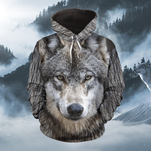 Wolf 3D All Over Printed Hoodie For Men and Women DQB10052001