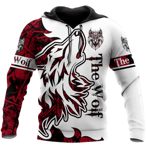 Wolf Tattoo 3D All Over Print Hoodie T Shirt For Men and Women Pi04092004