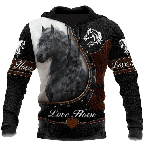 Friesian Horse 3D All Over Printed Shirts For Men And Women TR1711204