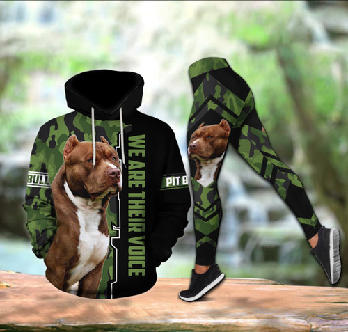 We Are Their Voice Pit Bull Combo Hoodie + Legging DD09262002