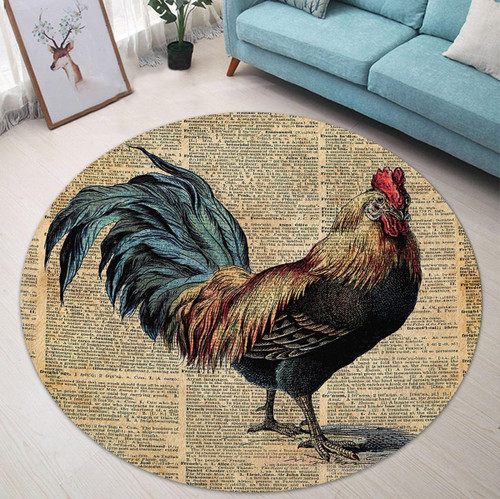 Rooster Circle Rug Pi27052106