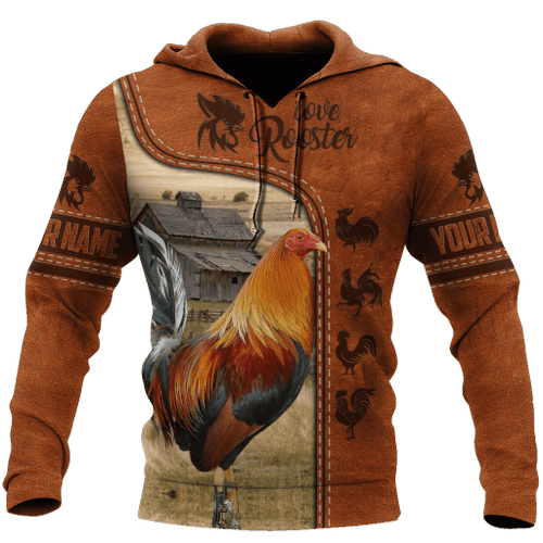Personalized Rooster 3D Printed Unisex Shirts DA24042102