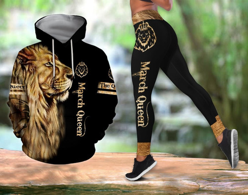 March Lion Queen 3D All Over Printed Shirt for Women