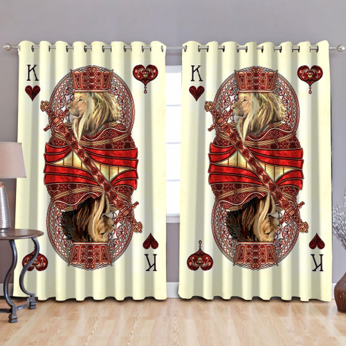 The King Club Lion Window Curtains